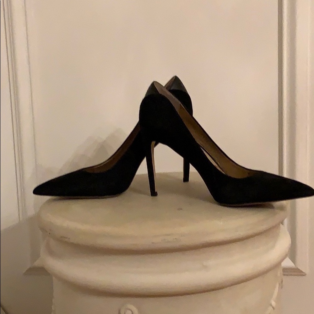 Black Suede Sam Edelman Shoes